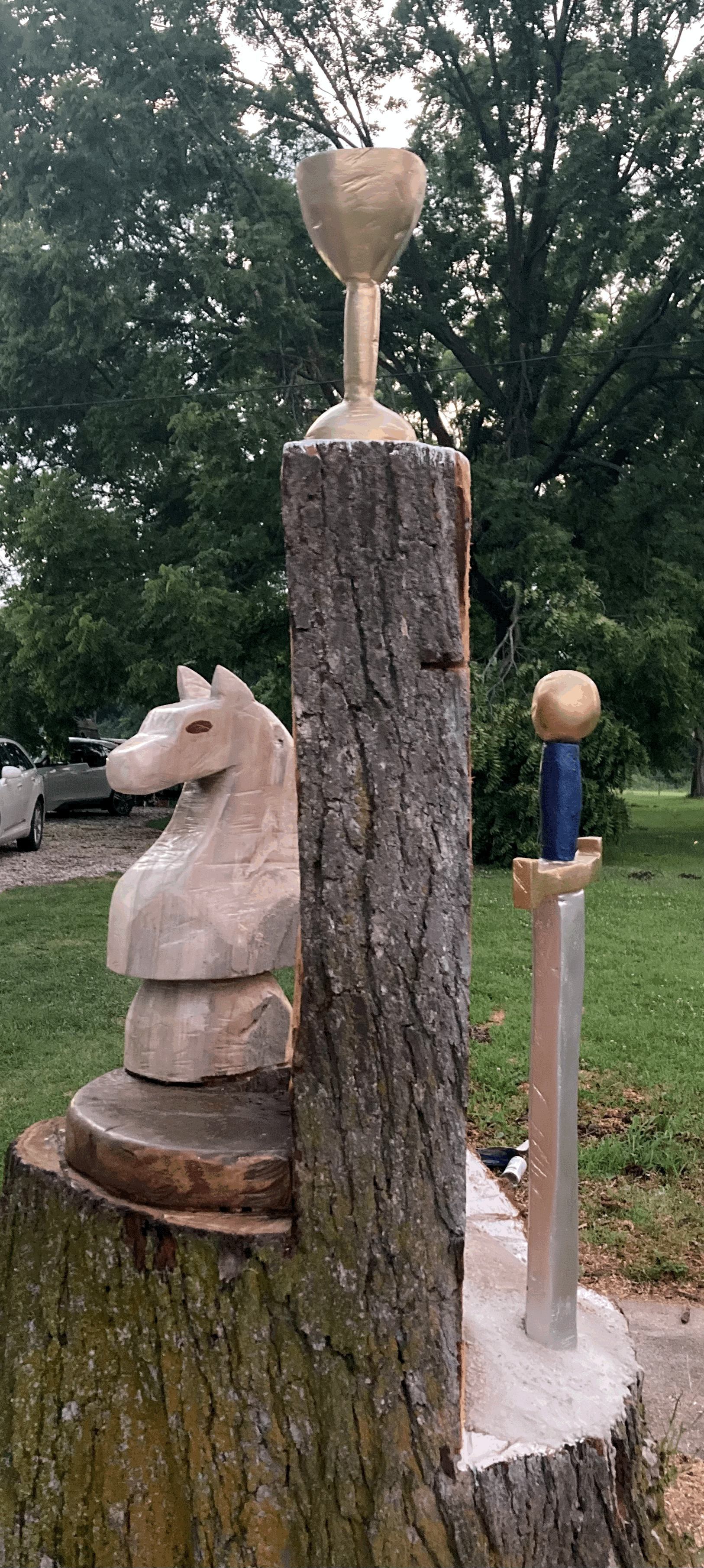 The Sword, the Knight, and the Grail